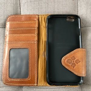 Patricia Nash Leather IPHONE 7 or 8 wallet case